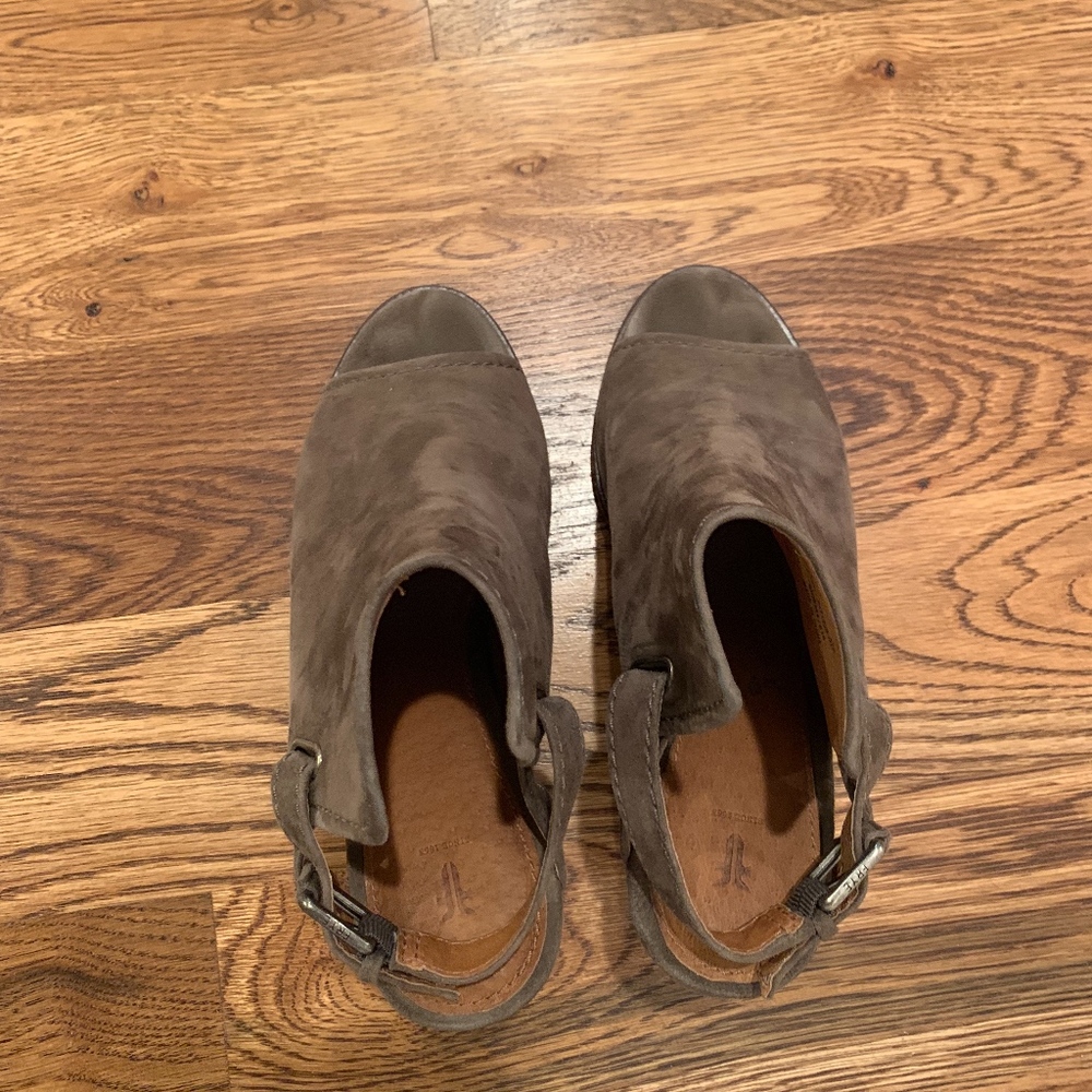 Frye Dani Shield Sling Open Toe Bootie Size 9.5 - image 3